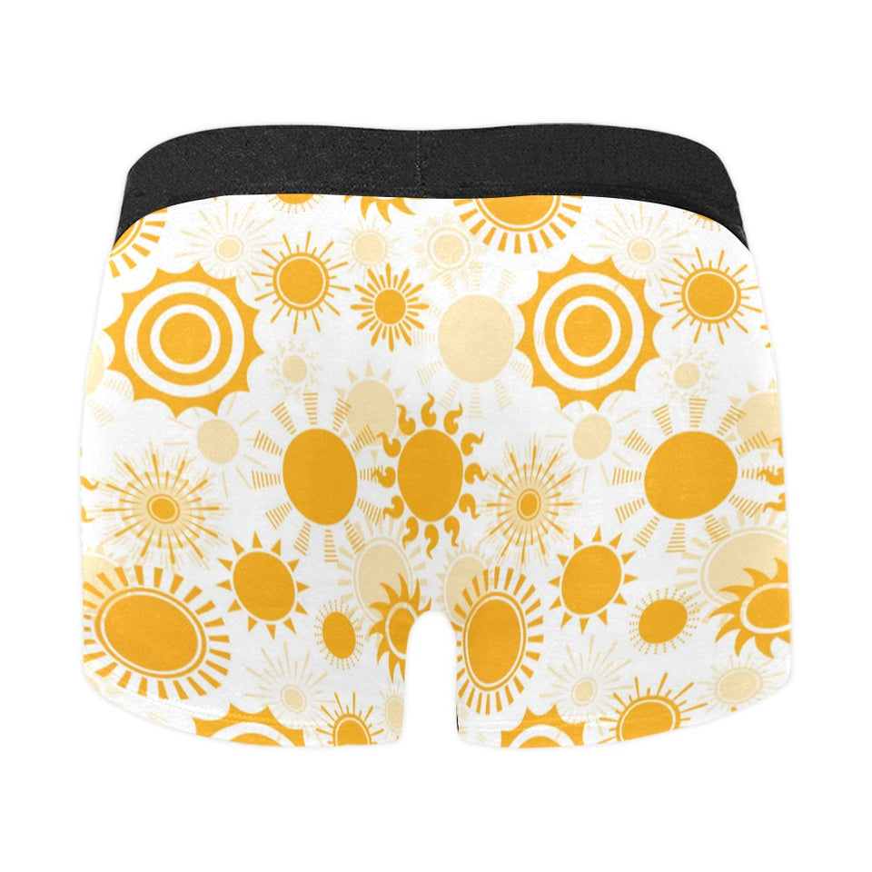 Sun design pattern Men's All Over Print Boxer Briefs Men's Underwear