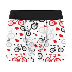 Bicycle Pattern Print Design 04 Men's All Over Print Boxer Briefs Men's Underwear