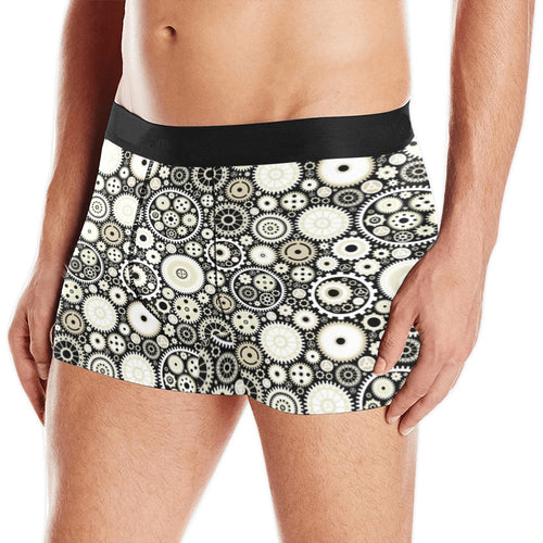 Gear Pattern Print Design 02 Men's All Over Print Boxer Briefs Men's Underwear
