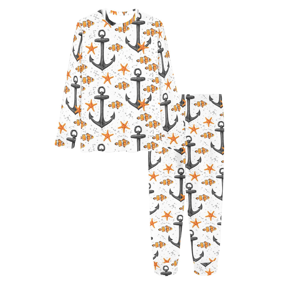 Clown Fish Pattern Print Design 02 Women's All Over Print Pajama Set