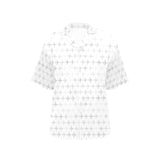 Airplane print pattern Women's All Over Print Hawaiian Shirt