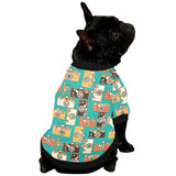 Camera Pattern Print Design 03 All Over Print Pet Dog Round Neck Fuzzy Shirt