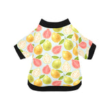 Guava design pattern All Over Print Pet Dog Round Neck Fuzzy Shirt