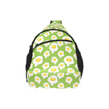 Fried Eggs Pattern Print Design 01 All Over Print Chest Bag