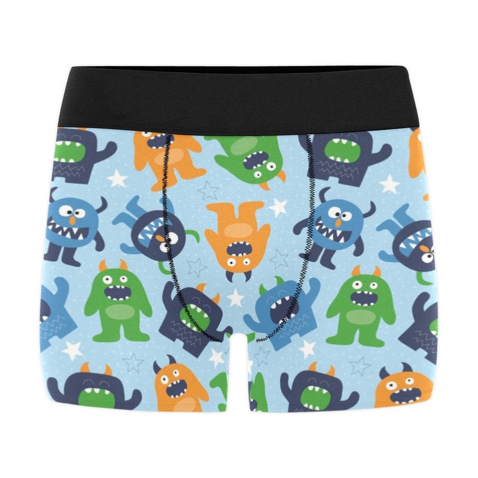 Alien Pattern Print Design 04 Men's All Over Print Boxer Briefs Men's Underwear