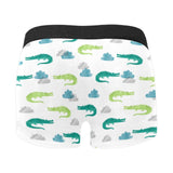 watercolor crocodile pattern Men's All Over Print Boxer Briefs Men's Underwear