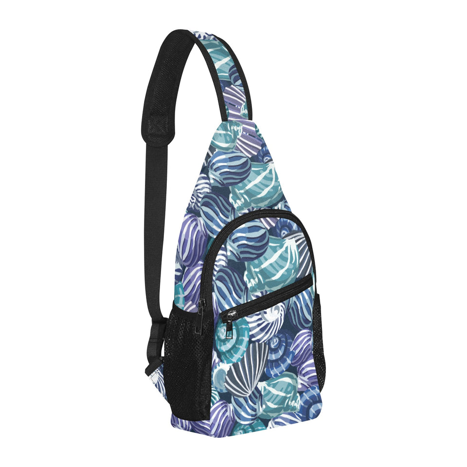 Shell design pattern All Over Print Chest Bag