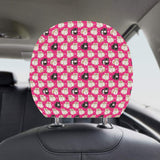 Guinea Pig Pattern Print Design 01 Car Headrest Cover
