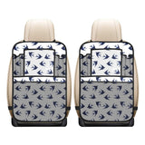 Swallow Pattern Print Design 03 Car Seat Back Organizer