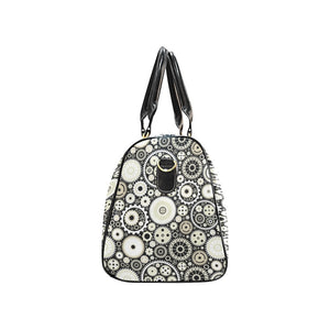 Gear Pattern Print Design 02 Travel Bag