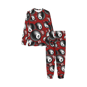 Billiard Ball Pattern Print Design 05 Kids' Boys' Girls' All Over Print Pajama Set