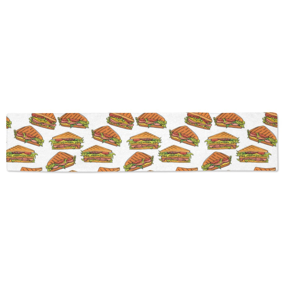 Sandwich Pattern Print Design 02 Table Runner