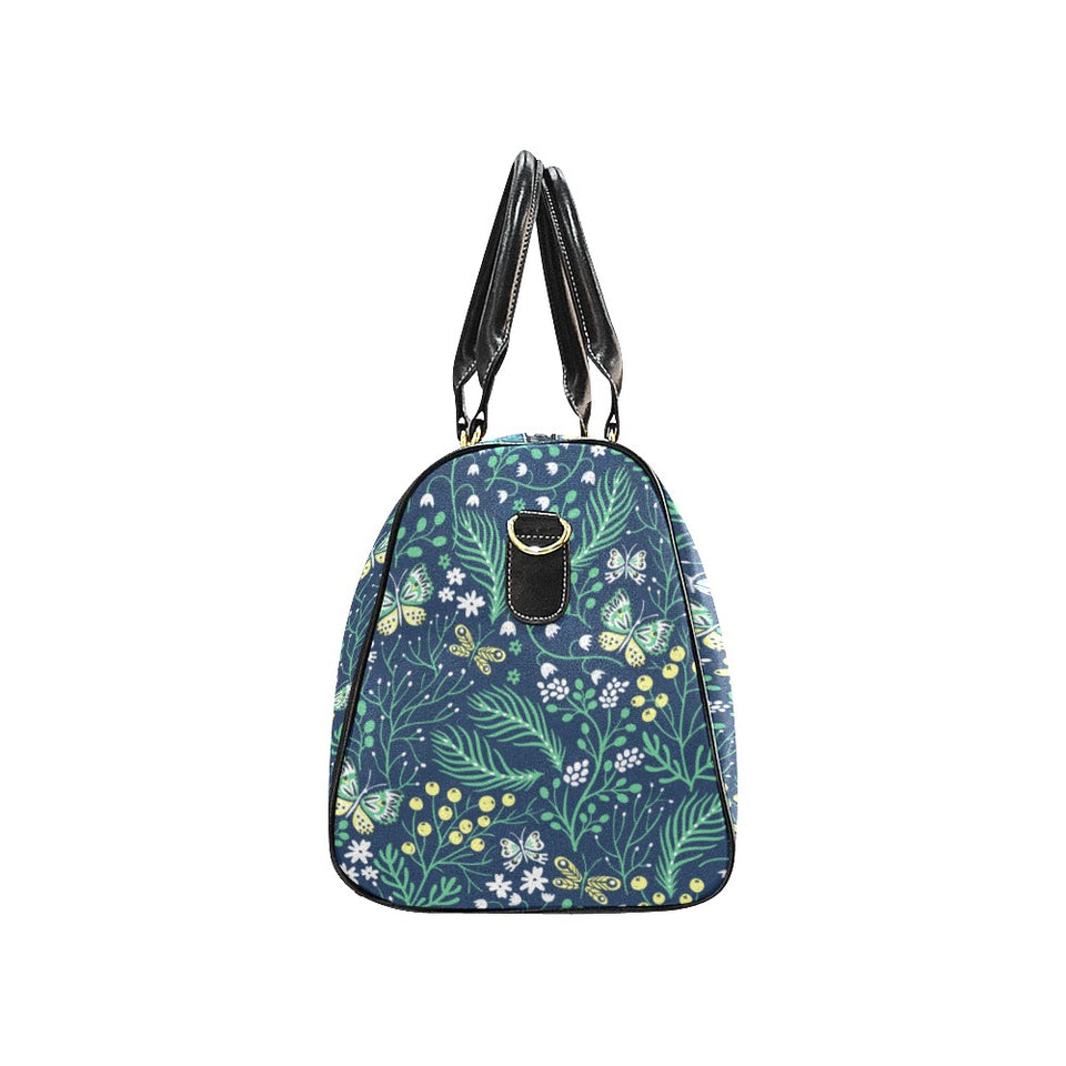 butterfly leaves pattern Travel Bag