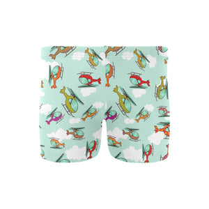 Helicopter design pattern Men's Swimming Trunks