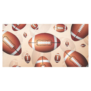 American football ball design pattern Tablecloth