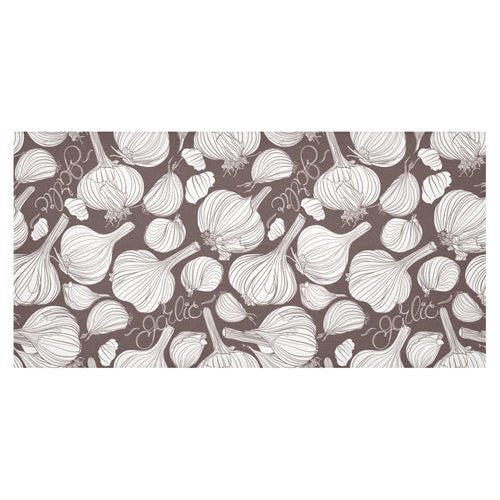 Garlic bulb dark background Tablecloth