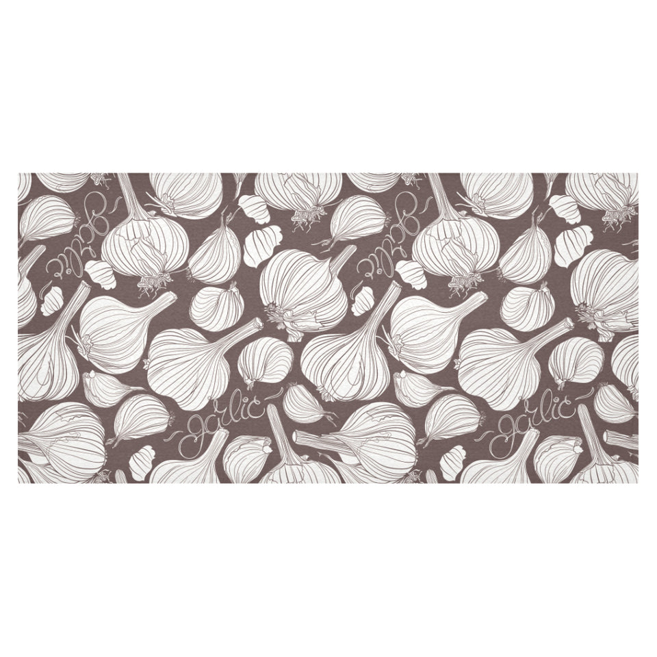 Garlic bulb dark background Tablecloth