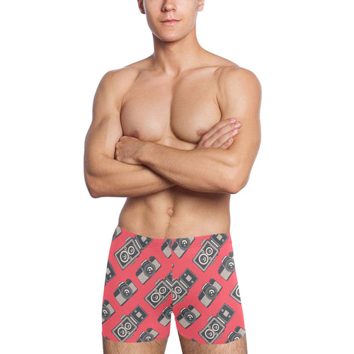 Camera Pattern Print Design 05 Men's Swimming Trunks