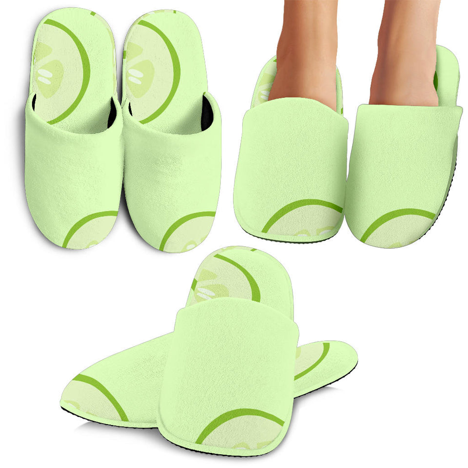 Cucumber Pattern Slippers