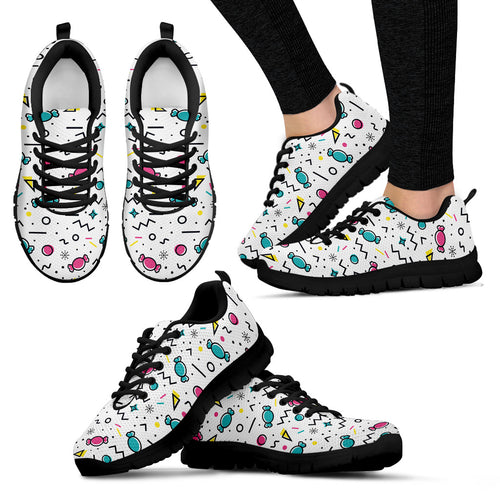 Candy Design Pattern Women'S Sneaker Shoes