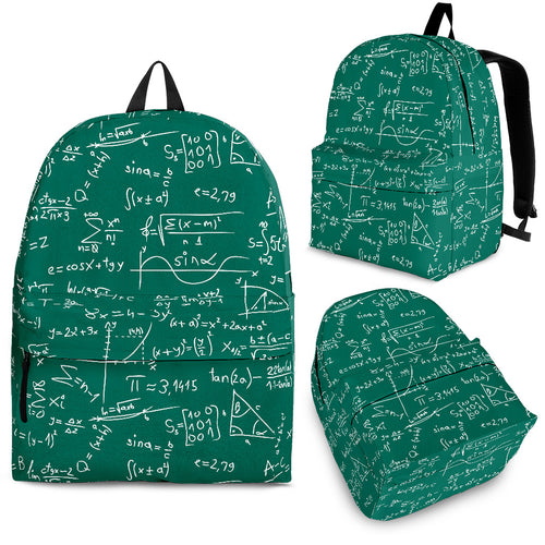 Math Pattern Print Design 01 Backpack