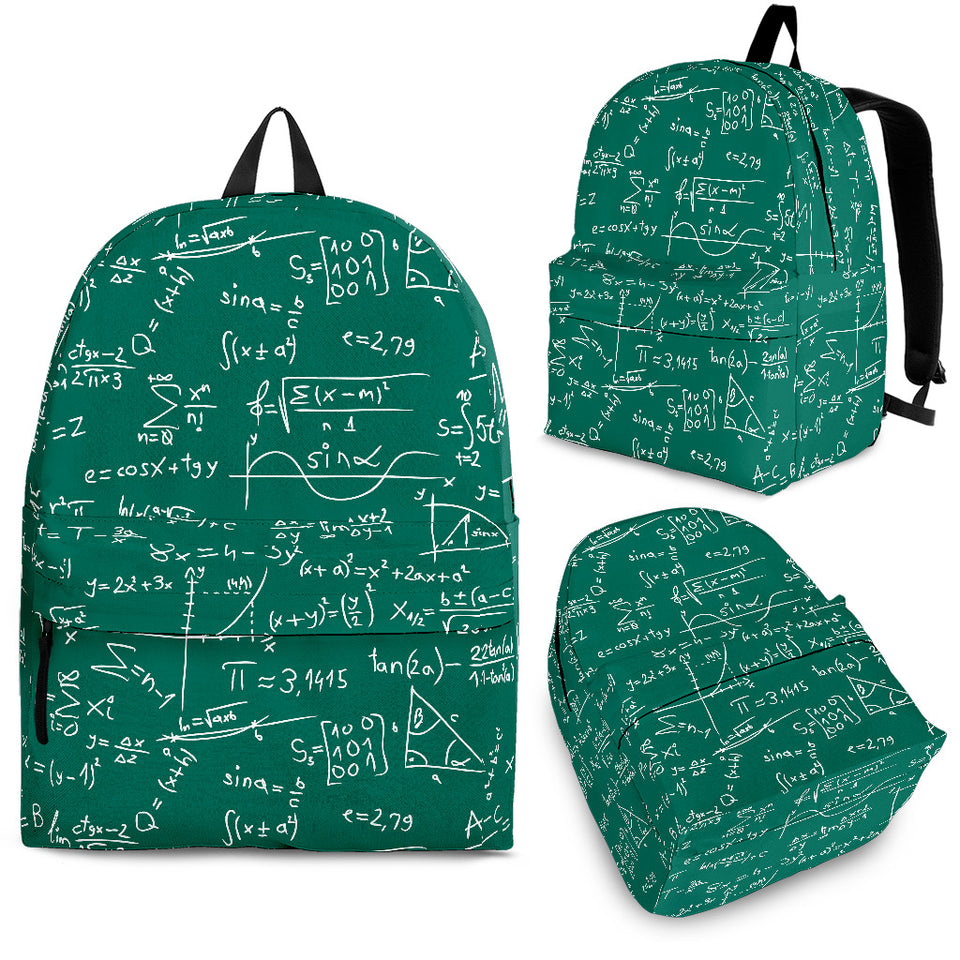 Math Pattern Print Design 01 Backpack