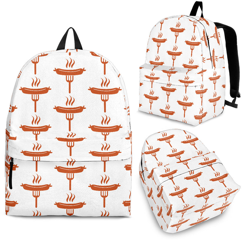 Sausage Pattern Print Design 05 Backpack