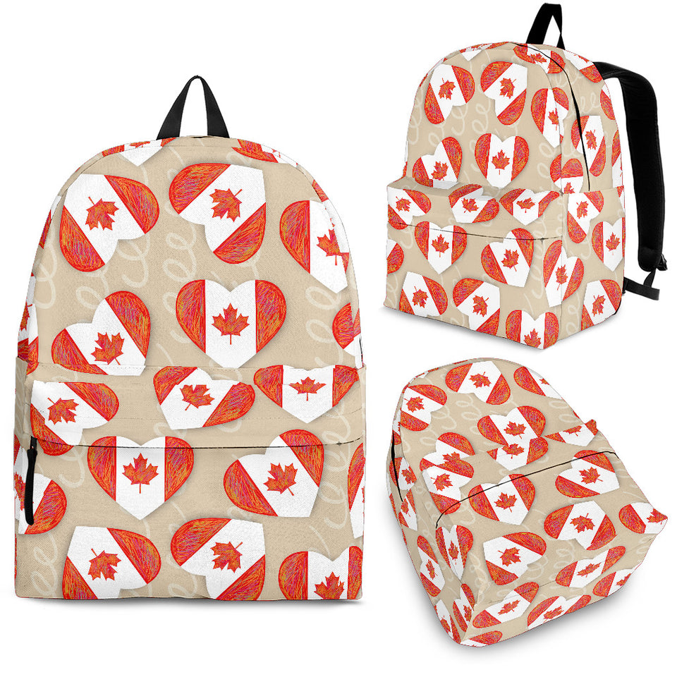 Canada Pattern Print Design 01 Backpack