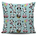 Cute Baby Panda Pattern Pillow Cover