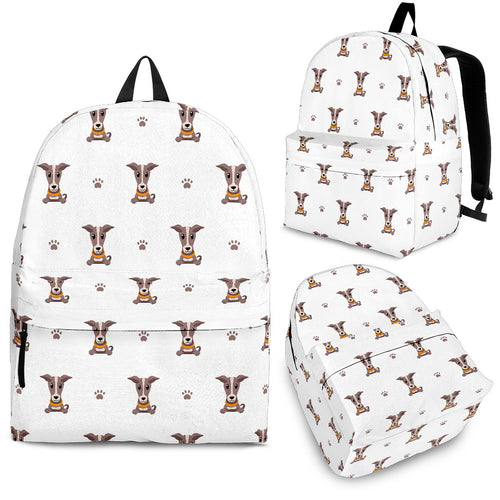 Greyhound Pattern Print Design 05 Backpack