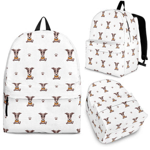 Greyhound Pattern Print Design 05 Backpack