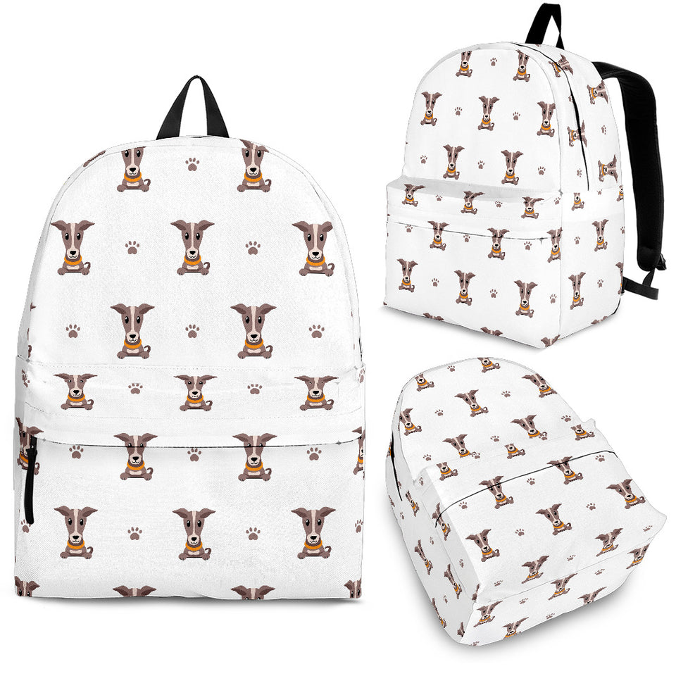 Greyhound Pattern Print Design 05 Backpack