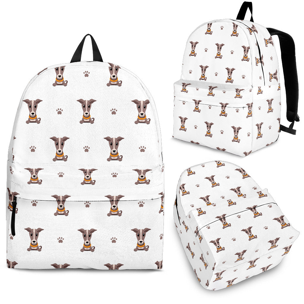 Greyhound Pattern Print Design 05 Backpack