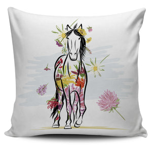 Shiny Horse Pillow Cover