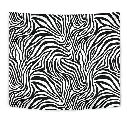 Zebra Skin Pattern Wall Tapestry