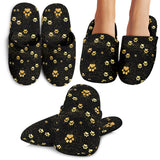 Dog Paws Pattern Print Design 05 Slippers