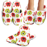 Alien Pattern Print Design 05 Slippers
