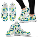 Blueberry Flower Pattern Women'S Sneaker Shoes
