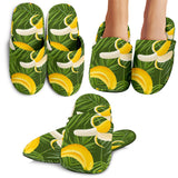 Banana Palm Leaves Pattern Slippers