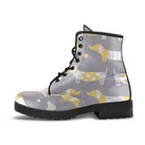 Cute Dachshund Dog Pattern Leather Boots
