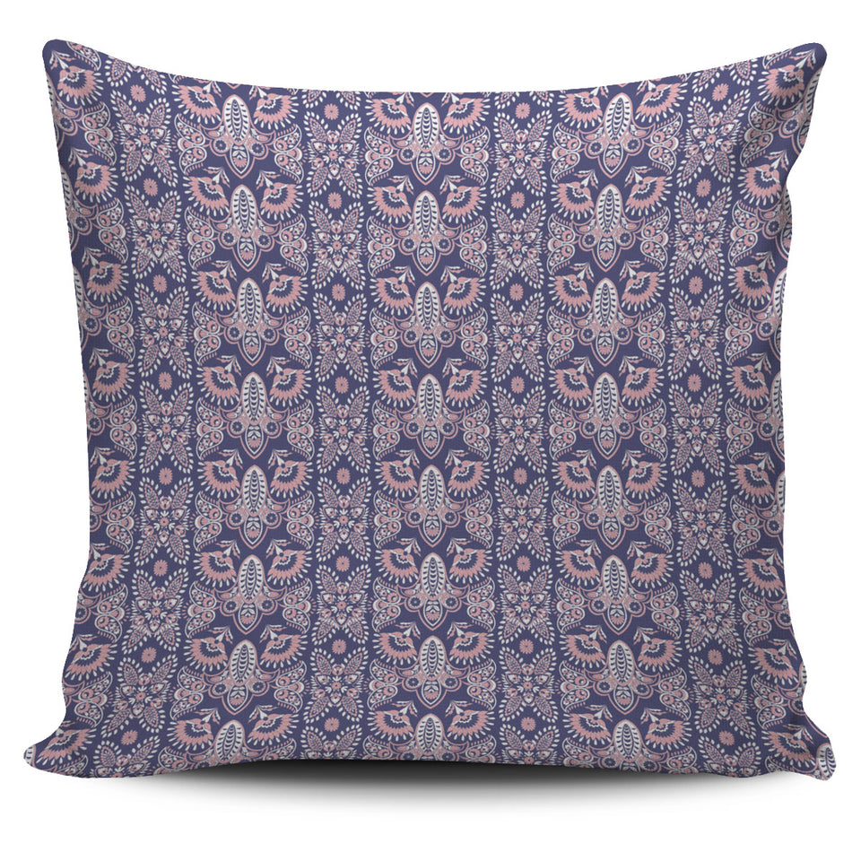Indian Batik Style Pattern Pillow Cover