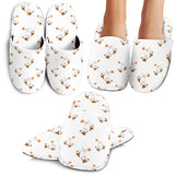 Jack Russel Pattern Print Design 05 Slippers