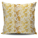 Gold Grape Pattern Pillow Cover
