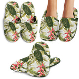 Heliconia Pattern Slippers