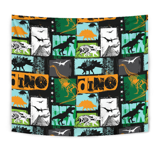 Dinosaurs Print Pattern Wall Tapestry