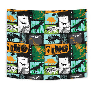 Dinosaurs Print Pattern Wall Tapestry