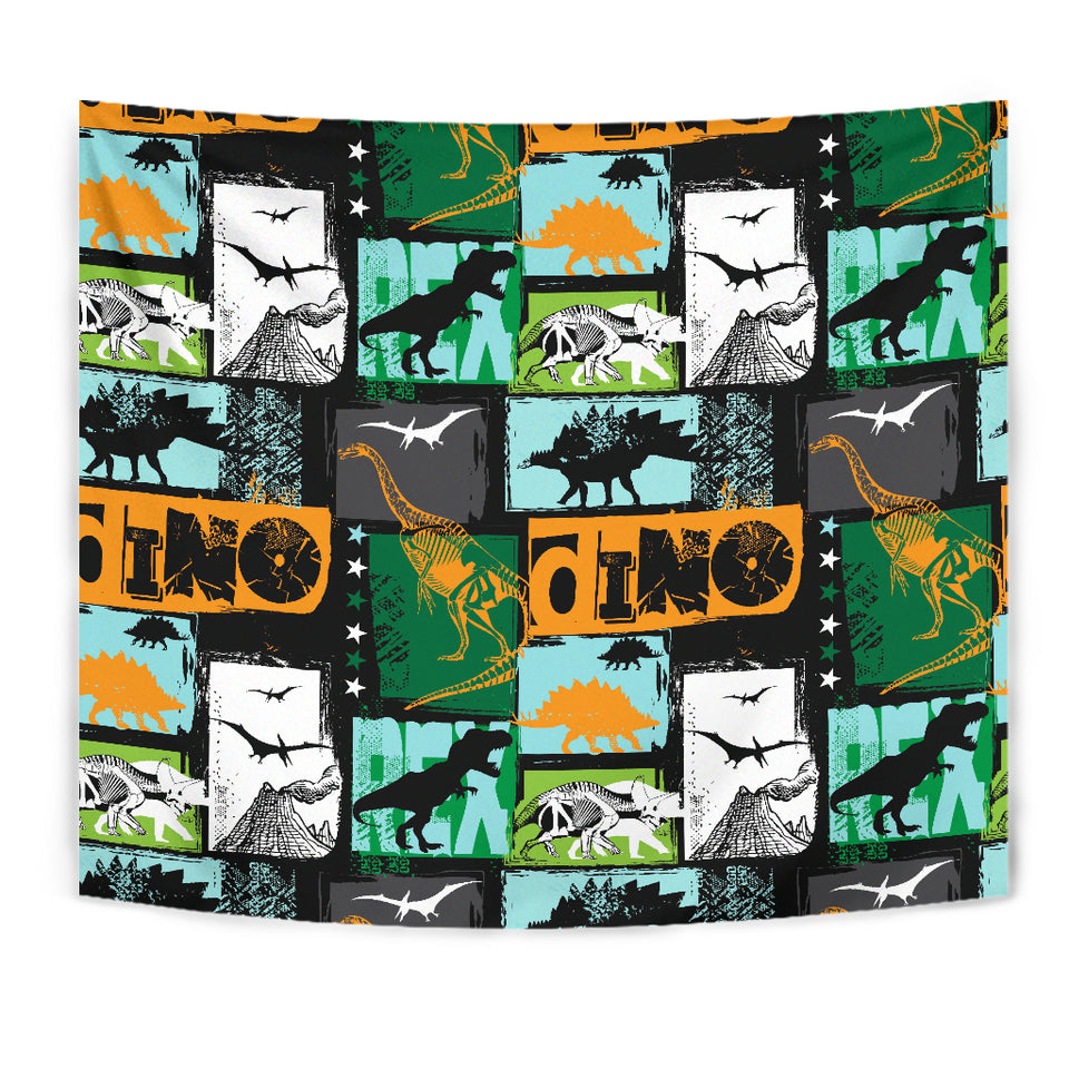 Dinosaurs Print Pattern Wall Tapestry