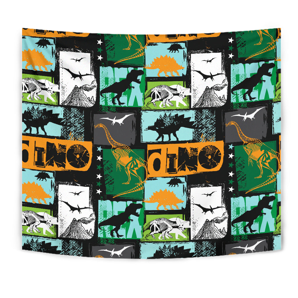 Dinosaurs Print Pattern Wall Tapestry