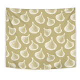 Garlic Design Pattern Wall Tapestry