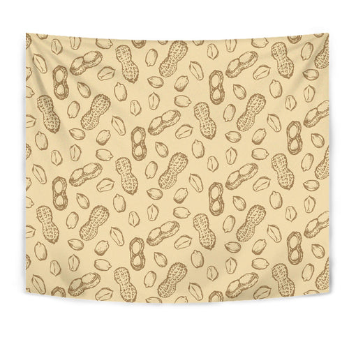 Hand Drawn Peanuts Pattern Wall Tapestry